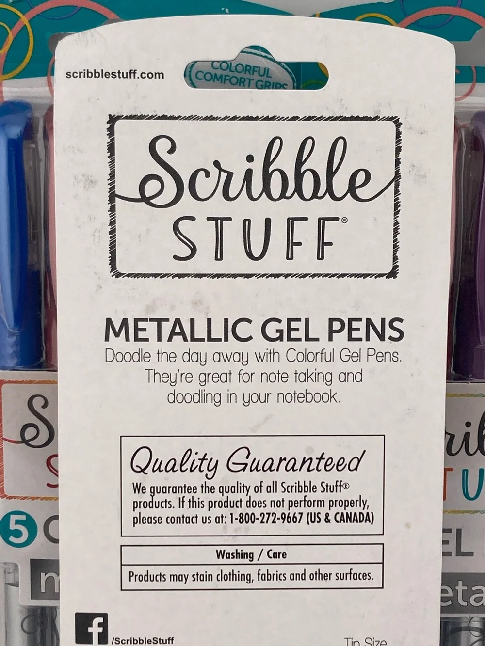 Metallic Gel Pens 5 Packs ~ 5 Pens per Pack